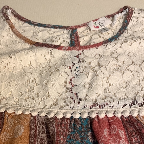 Cherry Top sleeveless Boho Top - Picture 4 of 7